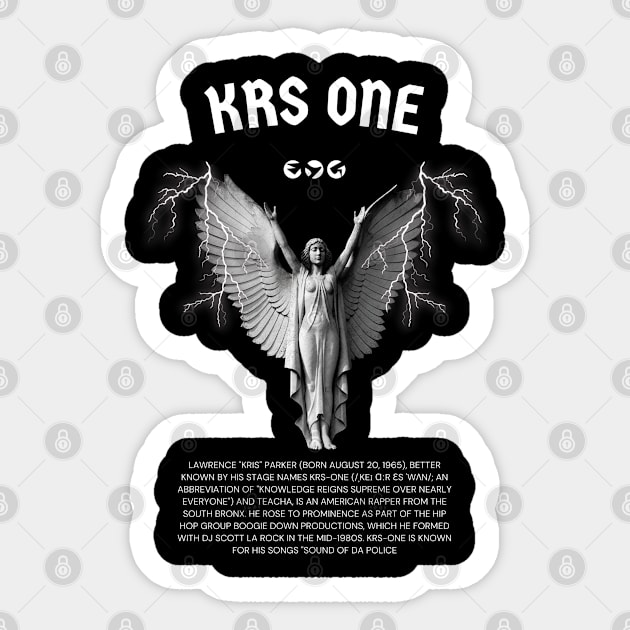 Krs one Sticker by Zby'p